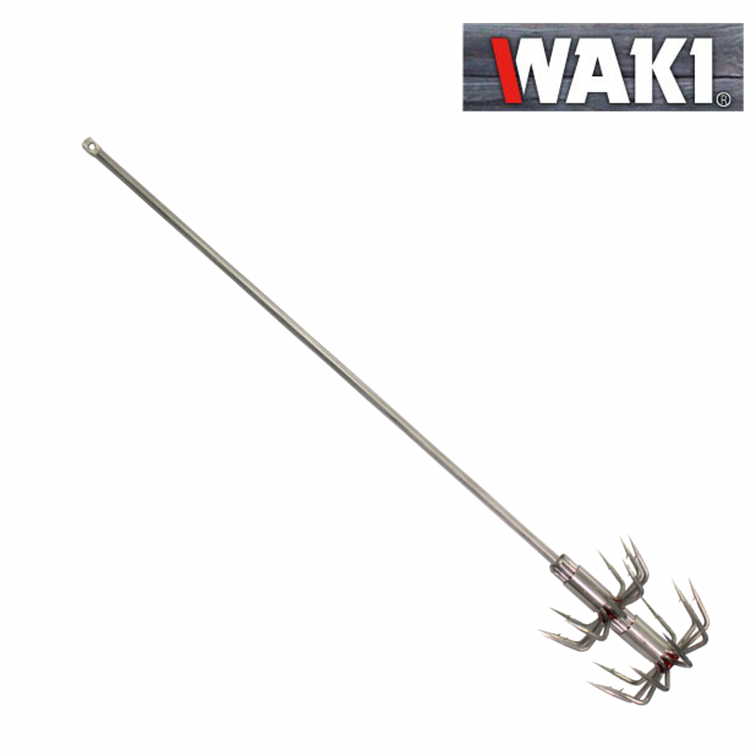 脇漁具(WAKI)HPステン1×2針金付 1.8φ 28.5cm ソデイカ針 タルイカ ソデイカ