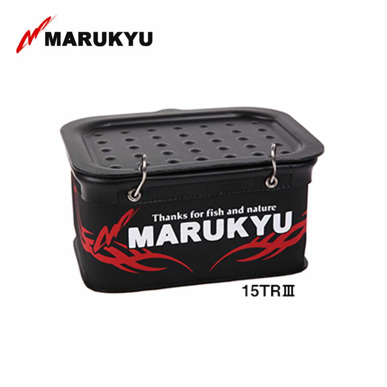 マルキュー(MARUKYU)パワーエサバケット15TR3 ブラック エサ用ケース