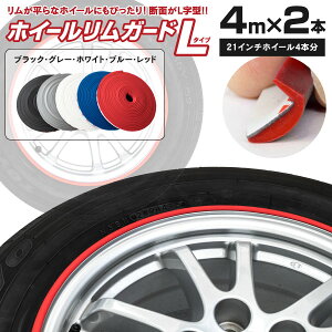 AZ製 ホイールリムガード Lタイプ 【色選択】 リムライン ガリ傷防止 8m 21インチ対応 全10色 リムガード kabis アズーリ