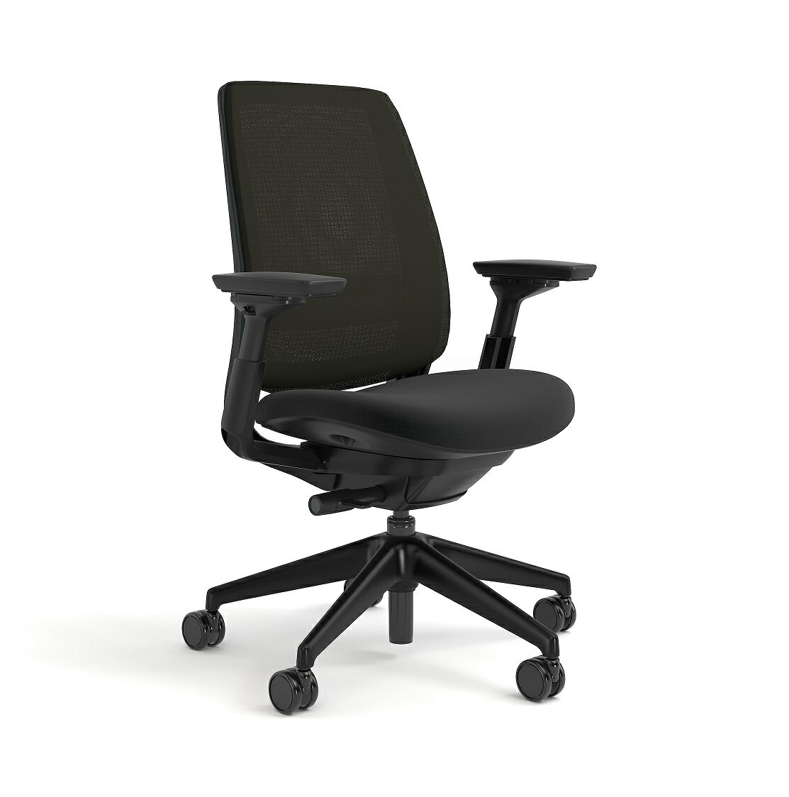 樂天商城 - Steelcase Series2 ブラックフレーム リコリス/リコリス 背:エアバック/座:クロス張り 可動アームレスト 可動ランバーサポート スチールケース シリーズ2
