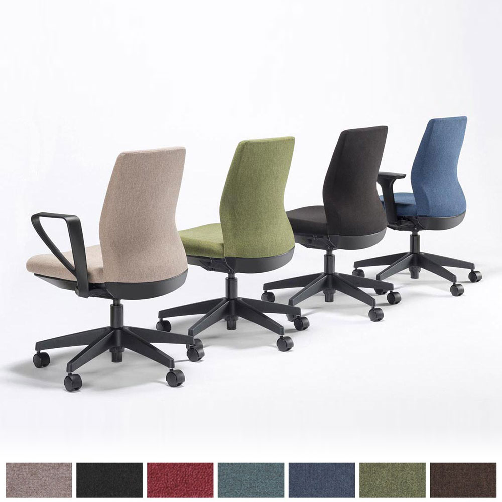 チェア CH Chair CHチェア タスクチェア キャスター付 クロス張り オフィスチェア ワークチェア 在宅ワーク リモート学習 パソコンチェア くすみカラー 【受注生産品】