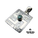 TSUBURA ART WORKS GOOD LUCK&キングスマナッサ・ターコイズ シルバーペンダントトップ