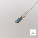 インディアンジュエリー TURQUOISE STERLING スターリングシルバー ターコイズ シルバー ネックレス チェーン付き