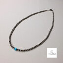インディアンジュエリー / Navajo Pearl Necklace 4mm ナバホパールネックレス ターコイズ UANGIE TOCHINI 45 cm S...