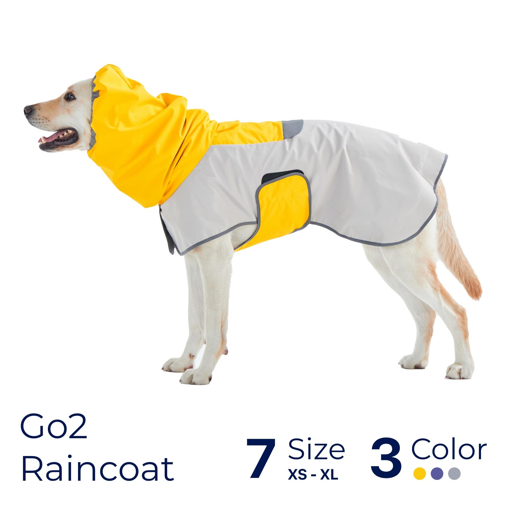 犬用 レインコート レインウェア テールハイ TAILHIGH Go2 Raincoat 着せやすい ポンチョ ペット 小型犬 中型犬 大型…