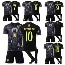 2526 ブラジル スペシャルエディション サッカーユニフォーム7番ヴィニシウス、9番リチャーリソン、10番ネイマール大人用、子供用半袖