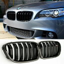 【楽天スーパーSALE】BMW 5シリーズ F10 F11 F18 フロントグリル グロスブラック キドニーグリル 2個 セット 交換 艶あり ブラック Mパフォーマンス ダブルバー Mスポーツ 外装 パーツ カー用品 カスタム ドレスアップ