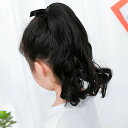 【楽天スーパーSALE】キッズ 子供 カール ウェーブ ウィッグ ガールズ コスプレ かつら ハロウィン ヘアアレンジ ポイントウィッグ ツインテール つけ毛 まとめ髪 ポニーテール 耐熱 ロング 自然 エクステ