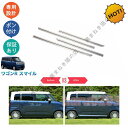 【楽天スーパーSALE】新型ワゴンRスマイル WagonR Smile G S X ハイブリッド MX81S MX91S パーツ サイドドアガーニッシュ ドアロ...