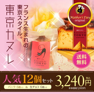東京カヌレ 人気12個セット【送料無料★特別価格】SNS映えする猫が可愛いおしゃれスイーツ!個包装で小分け&お配り&保存しやすいから、おやつに、帰省手土産・差入れ・パーティー・ブライダル・誕生日プレゼントに!