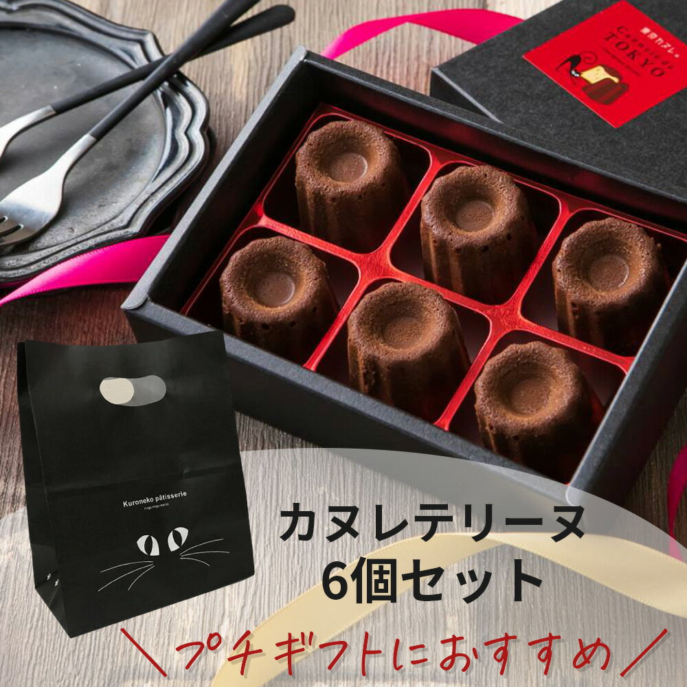 【カヌレ テリーヌ】【6個セット】【送料無料】チョコレート 母の日 ギフトにおすすめ スイーツ 冷凍配送で安心 かわいい プチサイズ お誕生日 出産祝い 退職祝い プレゼント【あす楽】