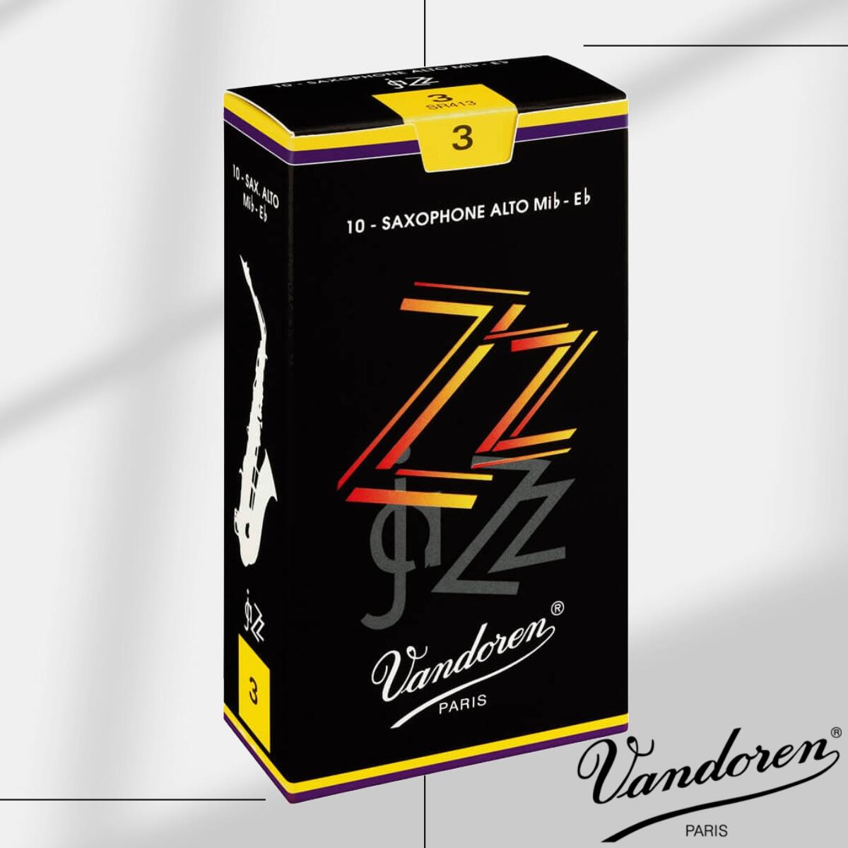 VANDOREN ZZ ジャズ アルトサックス リード 10枚入り 【バンドーレン】【管楽器専門店】【Wind Nagoya】
