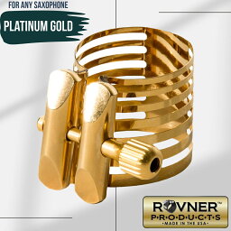 ROVNER SAXOPHONE LIGATURE Next Generation Models "PLATINUM GOLD" 【ロブナー】【サックス用リガチャー】【ネクストジェネレーションモデル】【プラチナム・ゴールド】【新品】【管楽器専門店】【Wind Nagoya】