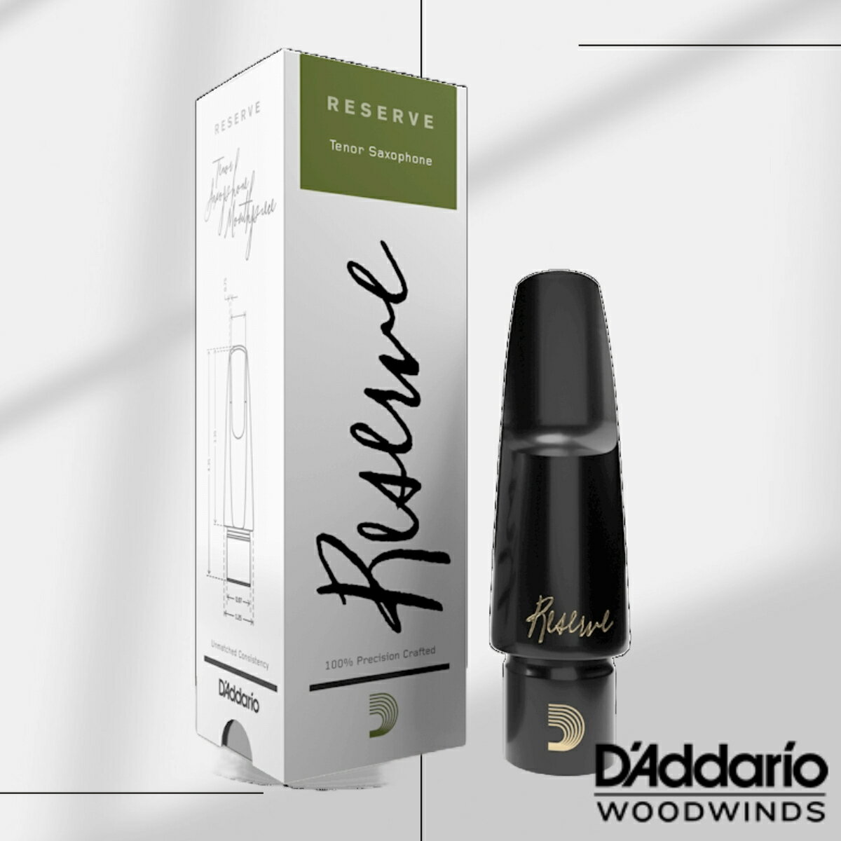 D'Addario Woodwinds RESERVE TENOR SAXOPHONE MOUTHPIECE 【ダダリオ/リコ】【マウスピース】【レゼルヴ】【テナーサックス 用】【ミディアムロングフェイシング】【新品】【送料当社負担】【管楽器専門店】【Wind Nagoya】