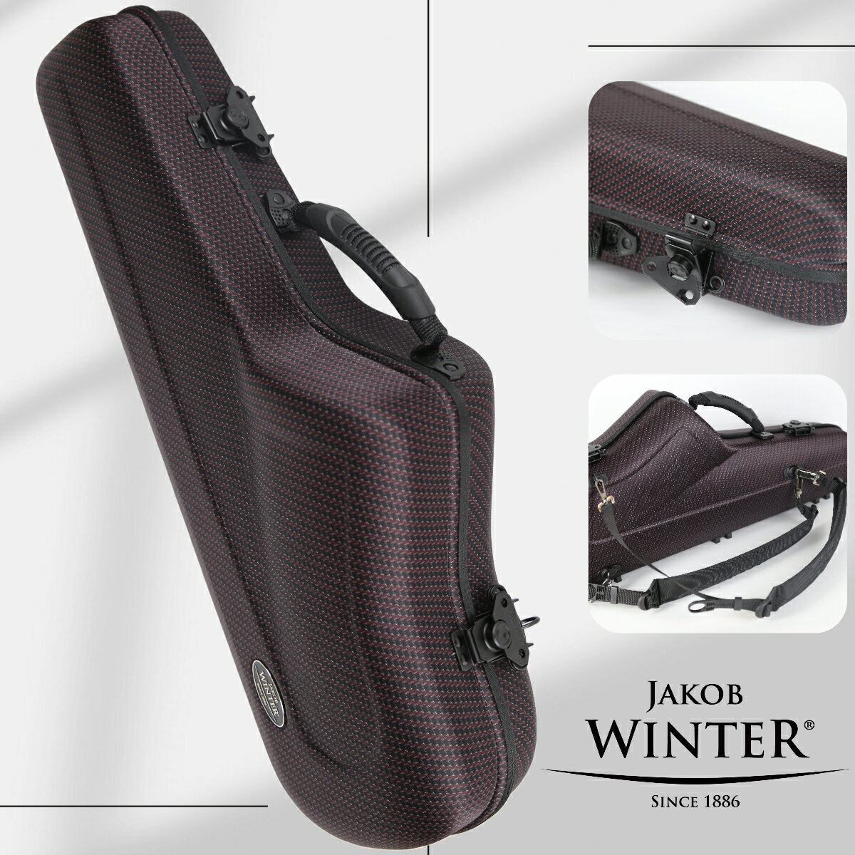 ◎ BAM バム / TREK 3028S NEW TREKKING CASE for A / B♭ Clarinet・A管 / B♭管・Wクラリネット用 ニュー・トレッキングケース・シルバーカーボン【smtb-tk】