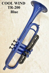 《即納可能》Cool Wind TR-200 Blue【新品】【プラスチック製】【試奏動画アリ】【トランペット】【クールウインド】【ブルー】【横浜店】