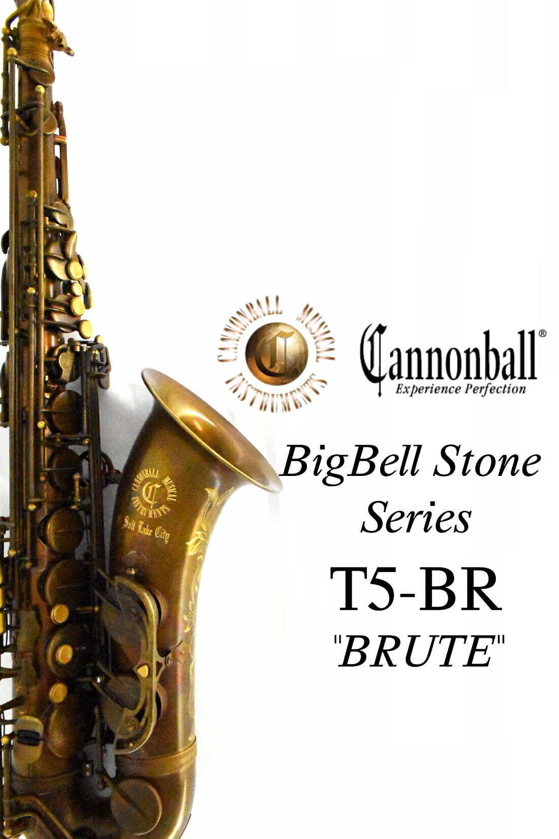 《即納可能》Cannonball T5-BR BRUTE "BIGBELL STONE SERIES"Tenor Saxophone 【新品】【キャノンボール】【テナーサックス】【ビッグベルストーンシリーズ】【アンラッカー特殊加工(BRUTE)仕上げ】【横浜店】【WIND YOKOHAMA】