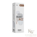 D 039 Addario ORGANIC SELECT JAZZ UNFILED BARITONE SAXOPHONE REEDS ※お取り寄せ商品※【ダダリオ】【バリトンサックス】【リード】【セレクトジャズ】【アンファイルド】【5枚入り】【新品】【横浜】【WIND YOKOHAMA】