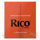D'Addario RICO BY D'ADDARIO SOPRANO SAXOPHONE REEDS 【ダダリオ】【ソプラノサックス】【リード】【リコ】【10枚入り】【新品】【横浜】【WIND YOKOHAMA】