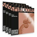 【送料無料】Thomastik Infeld SPIROCORE/スピロコア ミディアム(Medium Tention) 【4弦セット/ソロチューニング】【コントラバス弦】【日本総本店コントラバスフロア在庫品】