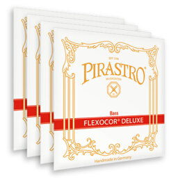 【送料無料】Pirastro Flexocor Deluxe/フレクソコアデラックス【4弦セット】【コントラバス弦】【日本総本店コントラバスフロア在庫品】