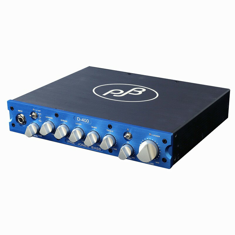 PHIL JONES BASS D-400 (Blue) (350W/8Ω, 200W/8Ω) (ベースアンプ)【ONLINE STORE】