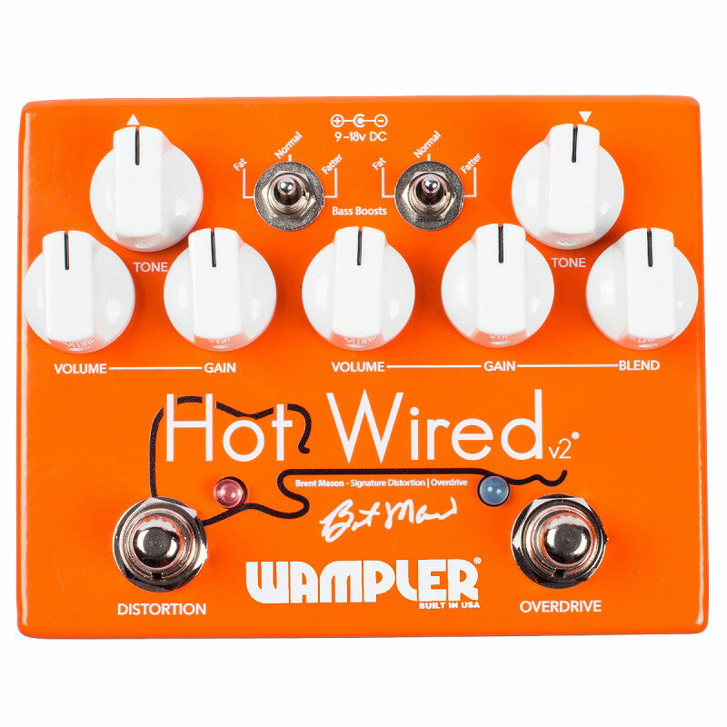 Wampler Pedals Brent Mason: Hot Wired v2 (オーバードライブ/ディストーション)【ONLINE STORE】