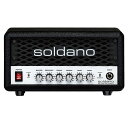 30W Solid State Guitar Amp 【主な特徴】 ・ 自宅用としてはもちろん、旅行やスタジオにも持ち運びやすい軽量＆コンパクトサイズ ・ ソルダーノ SLO-100 直伝のハイゲイントーン ・ 音量を絞っても音質の変化が極めて少ない高品位30Wソリッドステート・パワー ・ 空間系エフェクターなどの接続の際に有用なエフェクトループ（シリーズ） ・ DC24Vパワーサプライ付属 ・ サイズ：245mm(W) x 135mm(D) x 132mm(H) ・ 重量：1.8kg