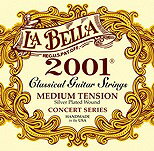 La Bella 【ネコポスor ゆうパケット対象商品】2001 Classical MT Medium Tension【日本総本店2F在庫品】