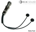 K&K Sound Aloha Twin (for ウクレレ) (各種楽器用ピックアップ&マイク) (ご予約受付中) 【ONLINE STORE】