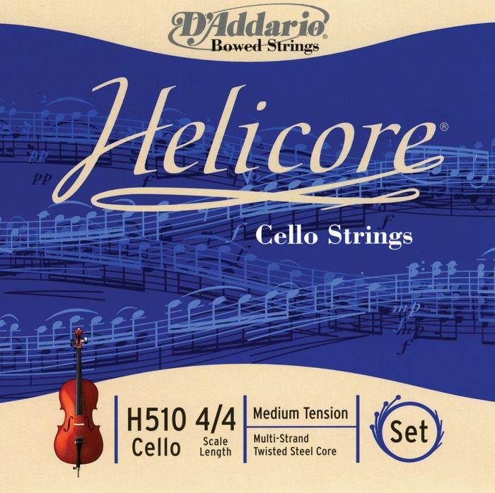D'Addario H510 Helicore Cello Strings ヘリコア チェロ弦セット 【送料無料】【ONLINE STORE】