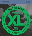D'Addario EPS530 ProSteels, Extra-Super Light, 08-38 《エレキギター弦》 ダダリオ 【ネコポス】
