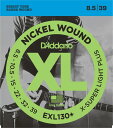 D'Addario EXL130+ Nickel Wound, Extra-Super Light Plus, 8.5-39 《エレキギター弦》 ダダリオ 【ネコポス】(ご予約受付中)