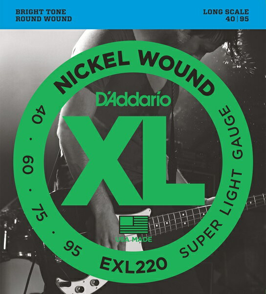 D'Addario EXL220 Nickel Round Wound ԥ١ ꥪ ڥͥݥ