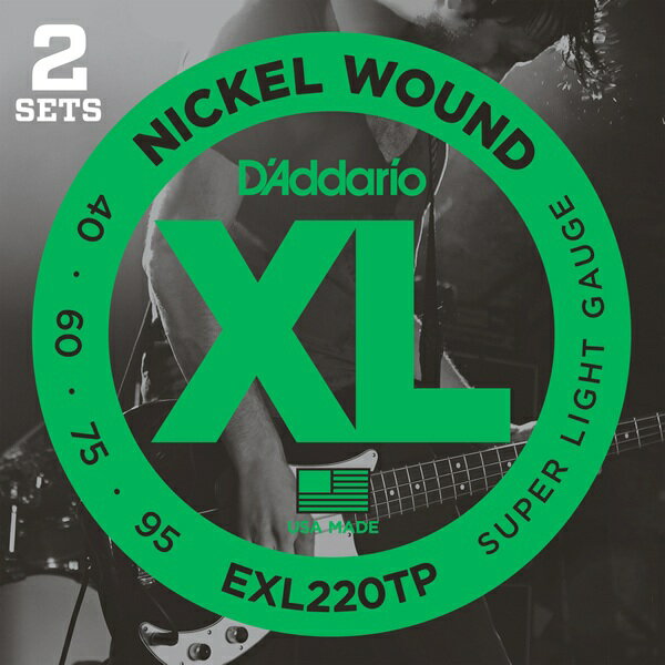 D'Addario EXL220TP Nickel Round Wound - Twin Packs ԥ١ ꥪ