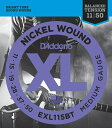 D'Addario EXL115BT XL Balanced Tension (11-50)《エレキギター弦》 【ネコポス】