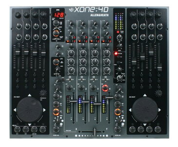 Allen & Heath XONE：4D《DJミキサー/オーディオインターフェイス/MIDIコントローラー》アレン＆ヒース ゾーン【送料無料】【smtb-u】【次回入荷分ご予約受付中】【ONLINE STORE】