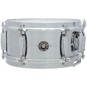 Gretsch Drums Chrome Over Steel Shell Snares GB-4161S 1883年ニューヨークのブルックリンで産声を上げたグレッチ・ドラムにちなみ、グレッチの伝統と現代のプレイヤーに求められるスペックを融合した「Brooklyn」シリーズにクローム・オーバー・スティール・シェルのスネア5モデルが加わりました。 重厚なサウンドの2.0mmスティール・シェルを美しいクローム・メッキで仕上げています。 1950年代のフープにインスパイアされ開発された302フープと名付けられた3mm厚のダブル・フランジ・メタル・フープは、若干高めで多様なリムショットを可能にしています。 また、伝統的なダイキャスト・フープに比べ開放感のあるトーンが特徴です。 20本ワイアーのスナッピーとGretsch Permatoneドラムヘッドを装備し、エンブレムはブルックリン・ラウンドバッジを採用しています。 Specification Shell：Rolled 2.0mm chrome over steel with center knurl pattern Heads：Permatone coated batter with white sound dot and clear snare-side heads Finish：Chrome with chrome hardware Hoops：Gretsch“302”3mm，double flanged Throw-Off：Lightning throw-off and butt plate Heads：Gretsch Permatone coated batter head / Gretsch Permatone snare side head Snare Strands：20 Strand Bearing Edge：30-degree