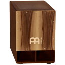 Meinl Subwoofer Cajon (jumbo bass cajon) MEINL サブウーファーカホンは、通常はカホン後部に配置するサウンドポートをあえて打面側に配置することにより、 特にライブやアンプラグドで演奏する際に豊かな低音を強調することが可能になりました。 特にこのジャンボ・ベースカホンは、サイズが通常より少し大きく、迫力のある深いサウンドを生み出します。 ・前面に配置されたサウンドポート ・ボディフィニッシュ：マット ・内部スネアワイアー ・打面コーナーは調節可能 ボディ材：MDF材 打面材：Walnut サイズ：(幅)13 1/2" x (高さ)19 3/4" x (奥行)13 3/4"