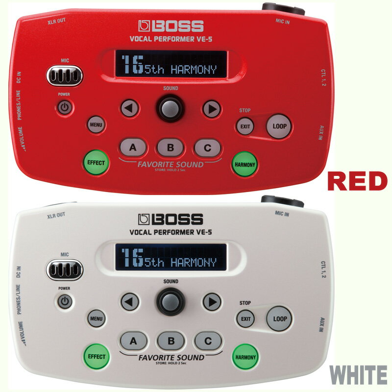 楽天市場】boss ボス vocal performer レッド ve-5-rdの通販 楽天市場】boss ボス vocal performer レッド ve-5-rdの通販