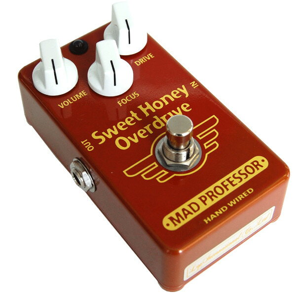 Mad Professor Sweet Honey Overdrive 《エフェクター/オーバードライブ》【18V電源アダプター付】【送料無料】【Hand Wired】【納期未定・ご予約受付中】【ONLINE STORE】