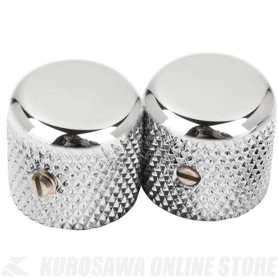 Fender Pure Vintage 039 52 Telecaster Knurled Knobs, Chrome (2個)《ノブ》【ONLINE STORE】