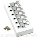 Fender 70s "F" Style Stratocaster/Telecaster Tuning Machines Chrome (6個)《ギターパーツ/ペグ》【ご予約受付中】【ONLINE STORE】