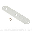 Fender Vintage Telecaster Control Plate, 2-Hole (Chrome) 《ギターパーツ/テレキャスター用コントロールプレート》【ONLINE STORE】