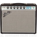 ’68 Custom Princeton Reverb, 100V JP 1968 年はフェンダーアンプにとって大きな節目の年となりました。 純粋なフェンダートーンを備えた、新しいルックス“シルバーフェイス”の登場により、ミュージシャン達の選択するアンプの幅は広がり数えきれないほどのギタリストがフェンダートーンをかき鳴らしてきました。 シルバーとターコイズブルーのフロントパネルと上品な“ドリップエッジ”のグリルが特徴。 68 Custom アンプは世界トップクラスの深く、明確で強力なチューブトーンを紡ぎだしクラシックなフェンダーサウンドを実現します。 当時の外観とトーンパフォーマンスに敬意を表しつつ大きな柔軟性が加えられた本機種は1 基の10"CelestionTEN30“スピーカーを搭載し、現代にも明確にロックンロールスピリットを伝導してくれます。 改良されたプリンストンリバーブのオールチューブ回路。 ハンドワイヤードチューブソケット、オリジナ ル同様のカスタムメイドシューマッハ製トランス。 純正フェンダー、チューブ駆動型のスプリングリバーブとトレモロ(ビブラート)。 1968年スタイルのシルバーターコイズグリルのアルミニウムトリムシルバーフェイス。 Specification General Model Name:’68 Custom Princeton Reverb, 100V JP Model Number:2272007000 Series:Vintage Modified Amps Amplifier Type:Tube Color:Silver and Blue Electronics Controls:Volume, Treble, Bass, Reverb, Speed, Intensity Effects Loop:None Inputs:Two - (1/4", Input 2 is at -6dB) Line Out:NA Channels:One Rectifier:Tube (1 x 5AR4) Voltage:100V JPN Wattage:12 Watts Hardware Cabinet Material:7-Ply 3/4" Birch/Maple Plywood Handle:Molded Plastic Strap with Nickel-Plated Caps Front Panel:Silverface Style Effects:Reverb Control Knobs:Vintage-Style Skirted Black Plastic Tubes Pre Amp Tubes:3 x 12AX7, 1 x 12AT7 Power Tubes:2 x 6V6 Accessories FootSwitch:2-Button Footswitch Included