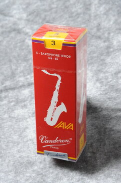 VANDOREN テナーサックス リード JAVA RED【赤箱】【赤JAVA】【ファイルドカット】【バンドレン】【ウインドお茶の水】※強度をご指定ください