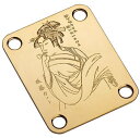 Gotoh / ゴトー Neck Joint Plate NBS-Art-02 Japanese Art (Gold) 《パーツ/ネックジョイントプレート》【ONLINE STORE】