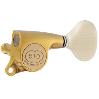 Gotoh / ゴトー SG510 Series for Standard Post SGS510Z (X Gold / P4N) [対応ヘッド: L3+R3 ] 《ギターペグ6個set》 【送料無料】【ONLINE STORE】(受注生産品)