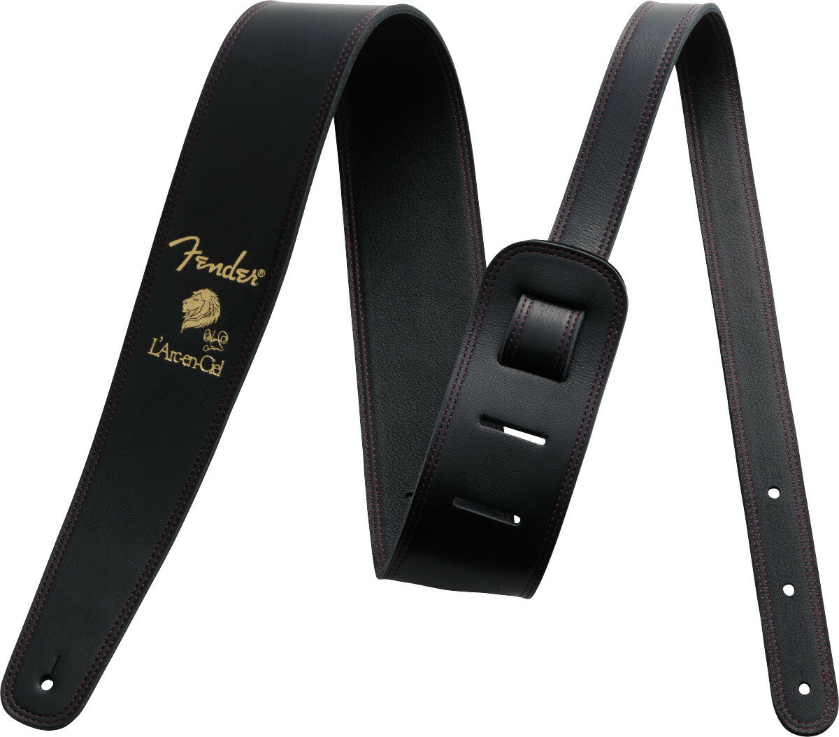 Fender フェンダー KEN SIGNATURE STRAP BLACK ラルク ギターストラップ【ONLINESTORE】【ONLINE STORE】