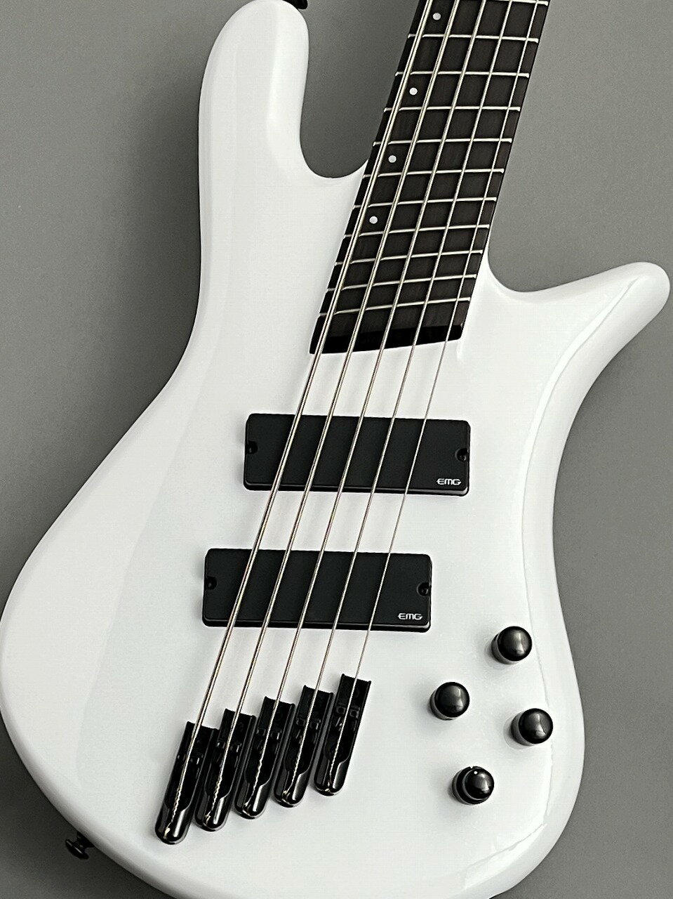 Spector NS Dimension HP 5 -White Sparkle Gloss-